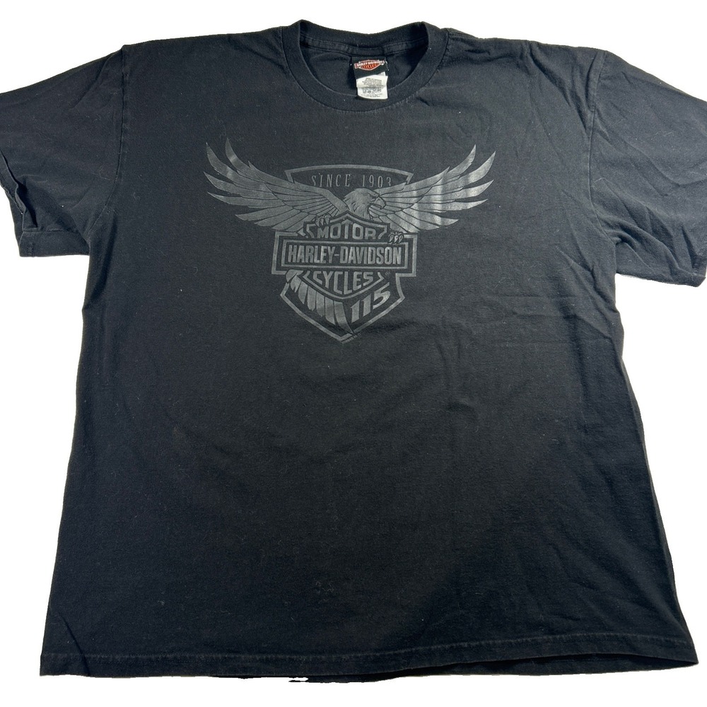 Harley Davidson t Shirt Men's Xl Wisconsin oconomowoc Graphic T Bike Shirt